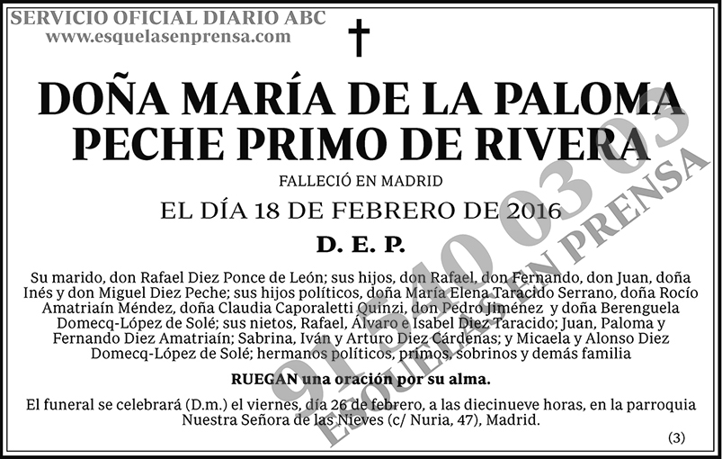 María de la Paloma Peche Primo de Rivera